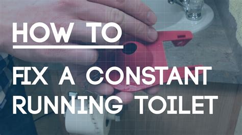How To Fix A Running Toilet Most Common Problems Youtube