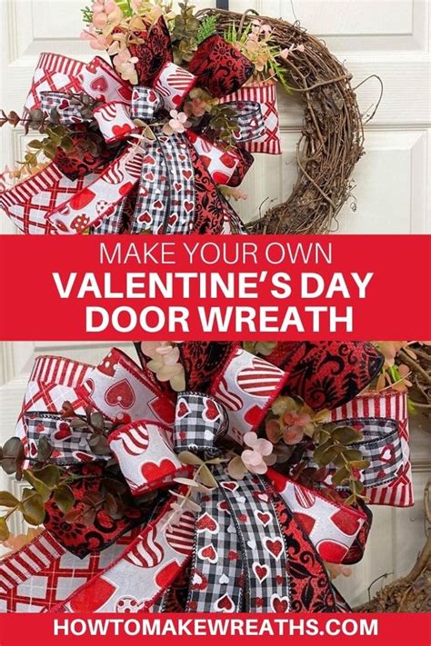 Simple Diy Valentine Wreath Tutorial How To Make Wreaths Wreath