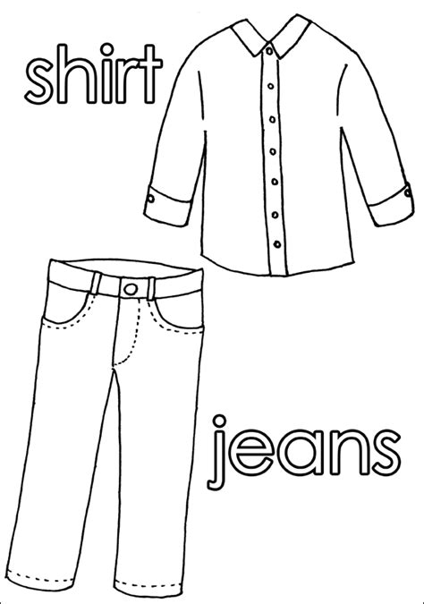 My Clothes Worksheets