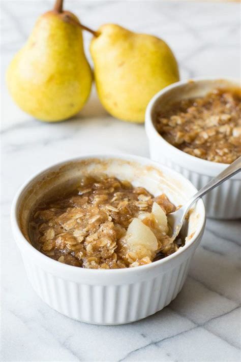 Maple Ginger Pear Crisp Recipe Girl