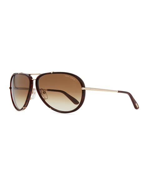 Tom Ford Cyrille Aviator Sunglasses Neiman Marcus