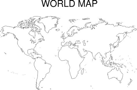 World Map Stencil World Map Painting Blank World Map World Map