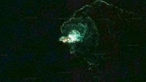 The object, which is visible when viewers take back the imagery. Google Earth Shows Weird 'Sea Monster' - News Punch