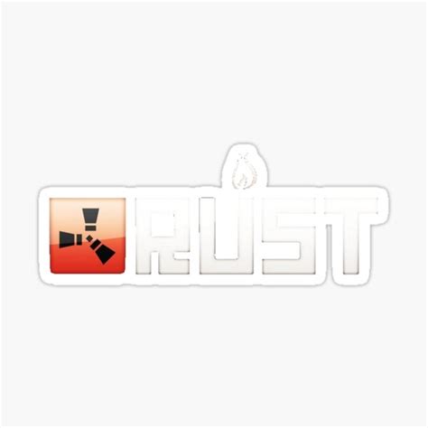 Rust Logo Sticker For Sale By Cemolamli Redbubble