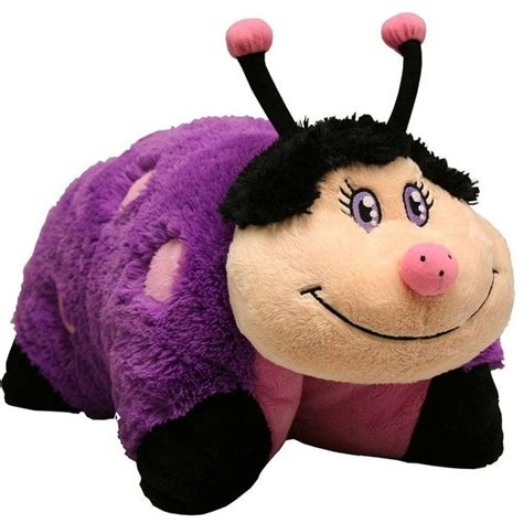 Slowly kicks my ladybug pillow pet under the rug. Pillow Pets Pee Wee Dreamy Ladybug Pillow | Animal pillows ...