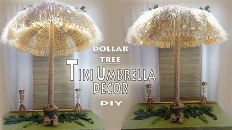 Tiki bathroom 2.0 is creative inspiration for us. Tiki Umbrella DIY / Luau Theme Decor / Dollar Tree DIY ...