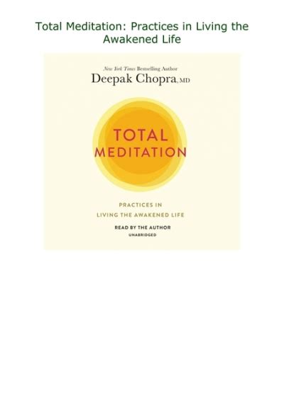 Pdf⚡️read ️online Total Meditation Practices In Living The Awakened Life