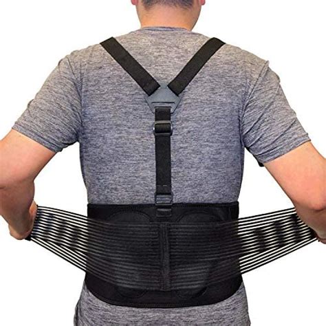 Allyflex Sports® Back Brace For Lifting Work Y Shape Suspenders Safety