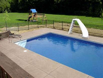 Pool Automatic Pools Inground Construction Vinyl Fence