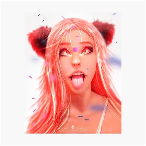 Belle Delphine Fan Art Photographic Print For Sale By Adamgameover