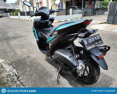 New Yamaha Aerox Black Edition Editorial Photography Image Of