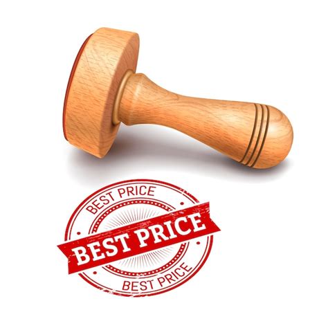 Premium Vector Best Price Round Stamp