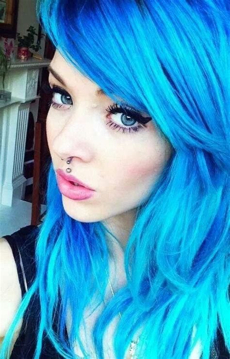 Turquoise And Royal Blue Hair Bright Blue Hair Turquoise Hair Ombre