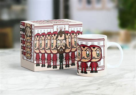 Página oficial de la obra social la caixa. Caneca La Casa De Papel Série Netflix Caixa Personalizada ...