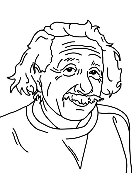 Albert Einstein Line Drawing Art Nursery Artwork Wall Art Etsy