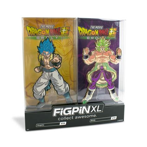 Dragon Ball Super Gogeta And Broly Figpin 2 Pack Xl X15 And X16