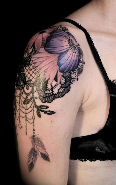 30 Lace Tattoo Designs For Women For Creative Juice