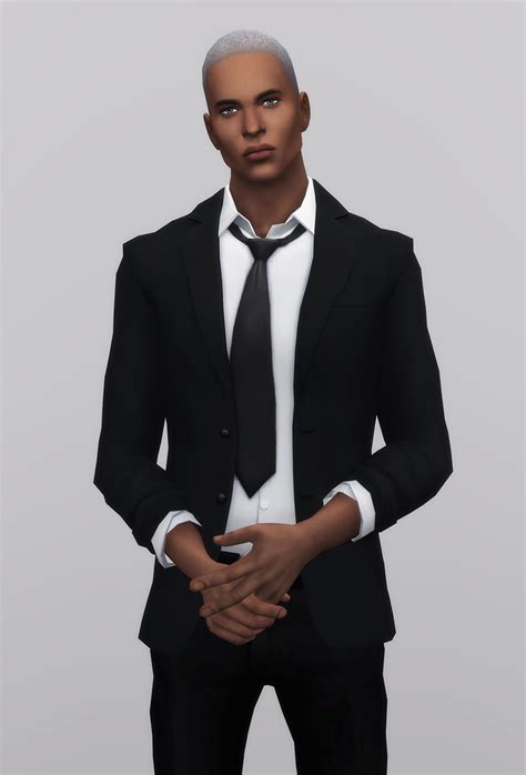 S4 Business Suit Mseparate Top 20 Color 네이버 블로그 Sims 4 Male