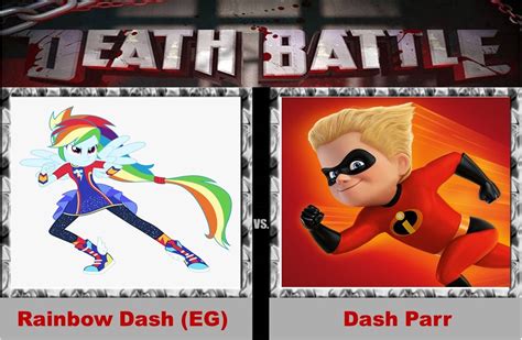 Death Battle Rainbow Dash Eg Vs Dash Parr