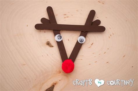 Make A Popsicle Stick Reindeer Ornament With Your Kids Xmas Crafts