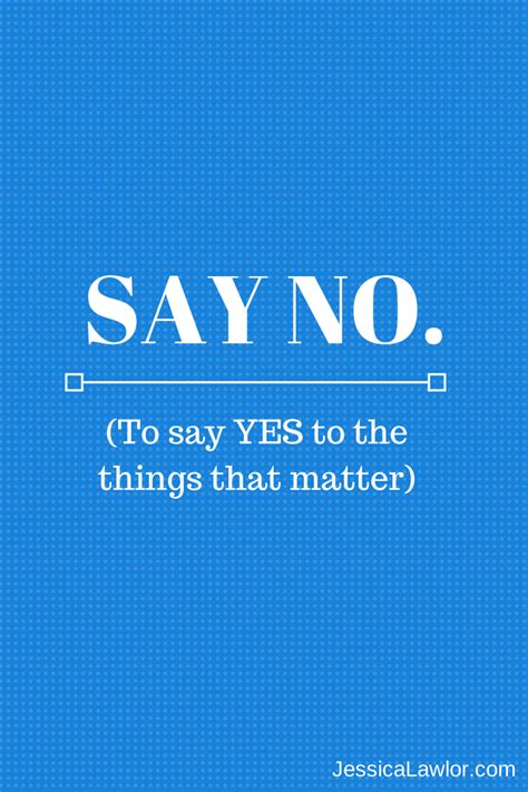 Say No To Say Yes Jessica Lawlor