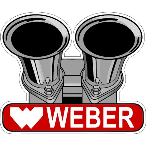 Sticker Weber Carburateur Ref D Mpa D Co