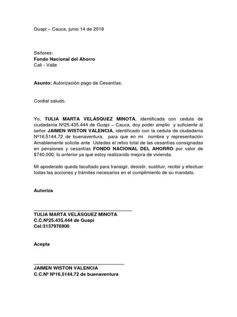 101900073 Carta Retiro De Cesantias