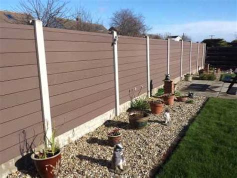 Wooden fence panels for garden fencing come in a multitude of styles and heights, as well as different types of wood. diy wood plastic composite fence panel - YouTube