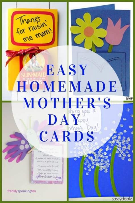 Easy Homemade Mothers Day Cards Great Mothers Day Ts 2024
