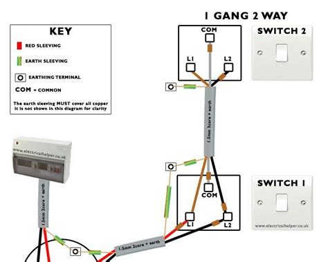 One Way Switch Wiring Diagram Uk Schematic And Wiring Diagram