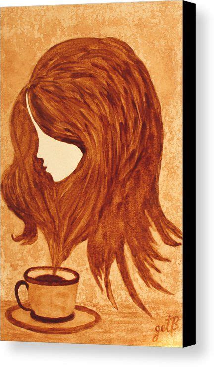 Coffee Break Coffee Painting Canvas Print Canvas Art By Georgeta
