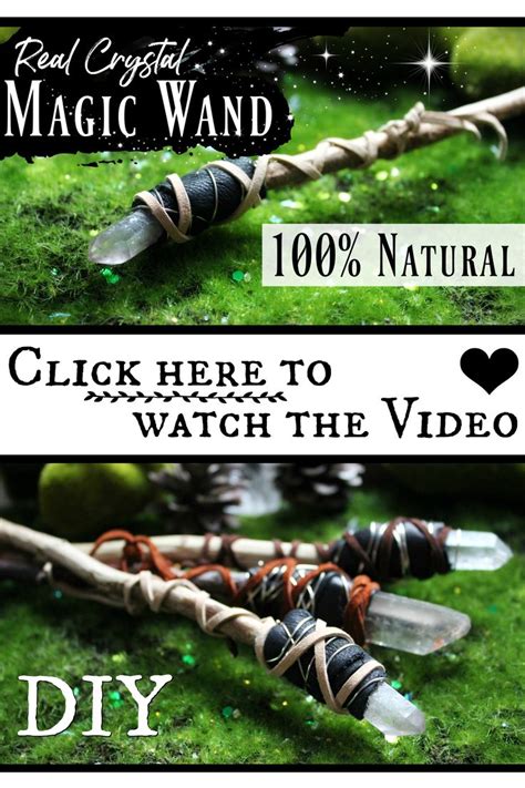 How To Make A Magic Crystal Wand ♥ Tutorial Video Linked Crystal