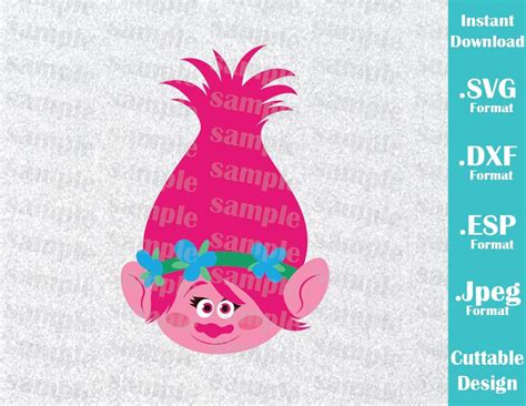 137 Princess Poppy Trolls Svg Svg Png Eps Dxf File