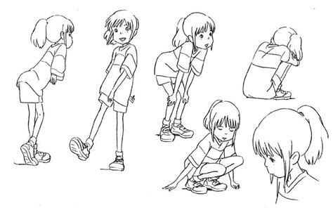 Spirited Away Concept Art 02 Ghibli Diseño De Personajes Diseño De Personaje Femenino Y