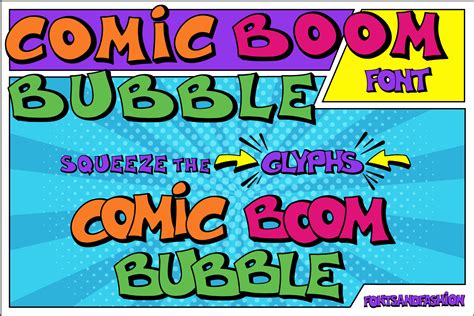 Comic Boom Bubble Font Fontsandfashion Fontspace