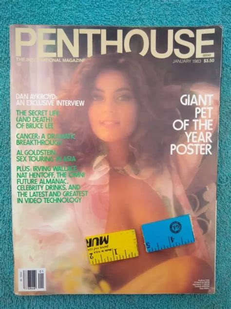 Vintage Penthouse Magazine January Carmen Pope Center Giant Pet