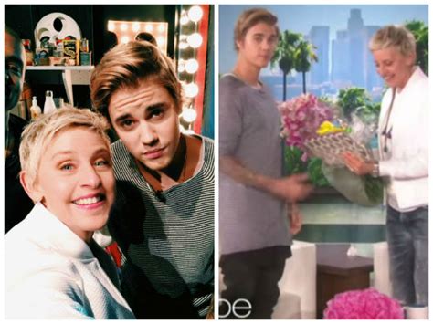 Justin Biebers Surprise To Ellen Degeneres Watch Video