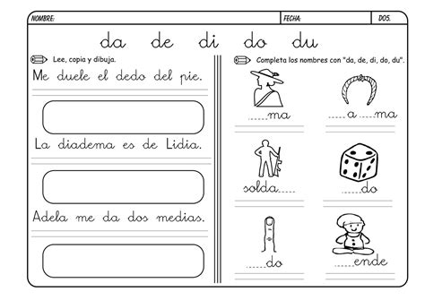 Lectoescritura Con Las Consonantes Escuela En La Nube