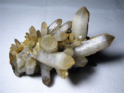 Bulgaria Crystal Minerals Specimen Quartz Limonite Madan Home Décor