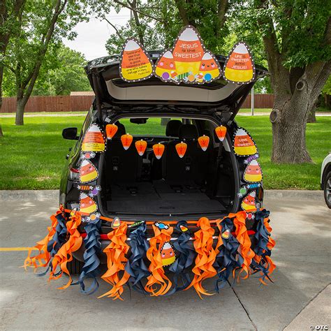 Religious Candy Corn Trunk Or Treat Decorating Kit 31 Pc Oriental