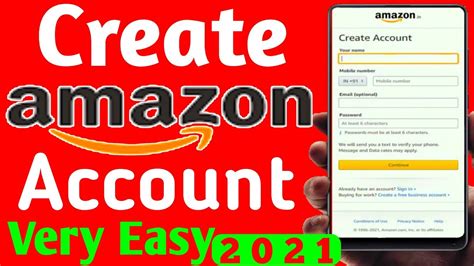 Create Amazon Account Signing Up For Amazon How To Create Amazon