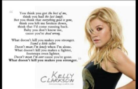 Stronger Kelly Clarkson Stronger Lyrics Kelly Clarkson