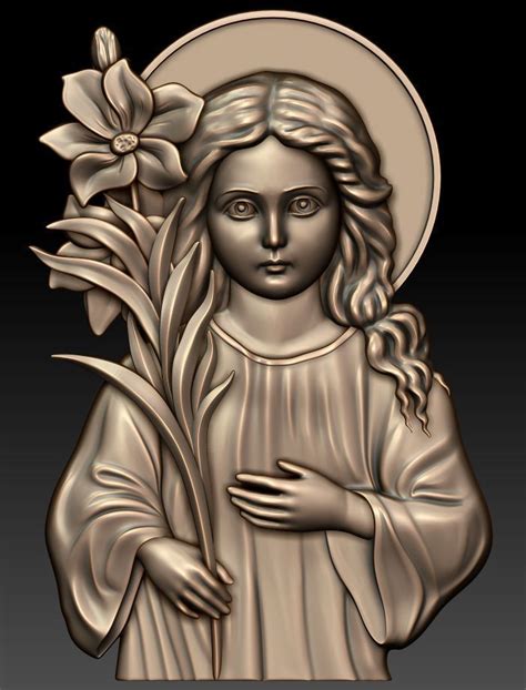 3D model The Three-year-old Virgin Mary | CGTrader