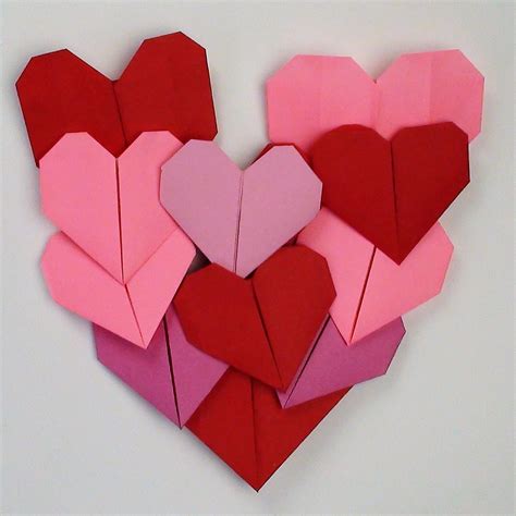 Easy Origami Heart 85 X 11 Life At The Bay Diy Origami Heart