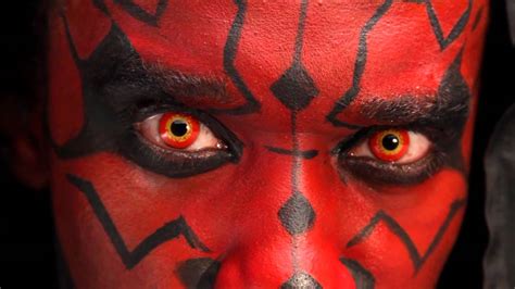 Darth Maul Contact Lenses Star Wars Episode 1 Youtube