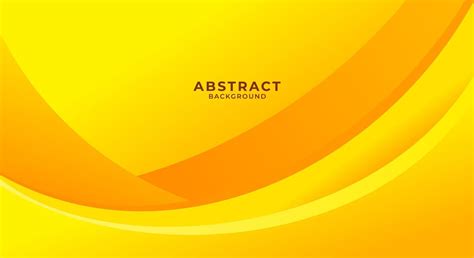 Abstract Curve Gradient Yellow Orange Banner Background 9159861 Vector