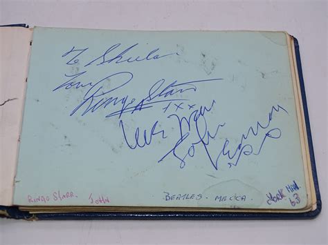Beatles Autographs Examples From 1963