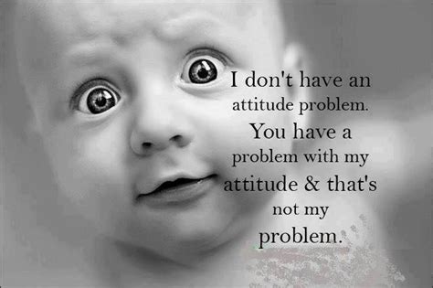 I Dont Have An Attitude Problem Love And Sayings