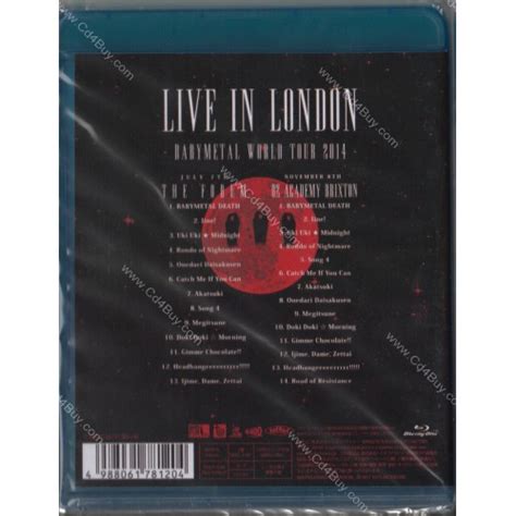Babymetal World Tour Live In London Blu Ray