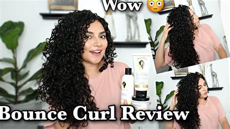 Bounce Curl Wash And Go Review On Low Porosity 3a 3b Curls Marianellyy Youtube